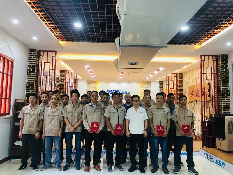 服務創(chuàng)造價值,專業(yè)成就夢想：潤東方環(huán)保空調售后維修技能大比拼