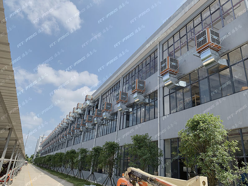 東莞廠房降溫工程公司瑞泰風(fēng)細(xì)節(jié)把控的妥妥的，讓你無話可說